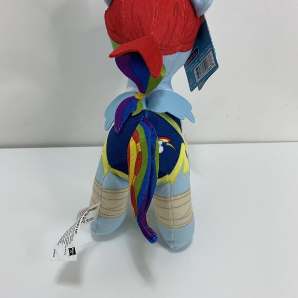 My Little Pony Movie Rainbow Dash Pirate Pony Soft Plush 10" Exclusive Stuffed - Picture 5 of 6